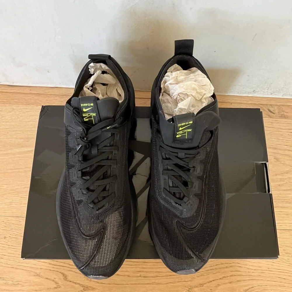 NIKE • NIB Nike Double Stacked black sneaker size 12 - Picture 6 of 9